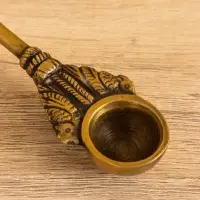 Подставка под благовония "Ложка мира" латунь 15,5 см