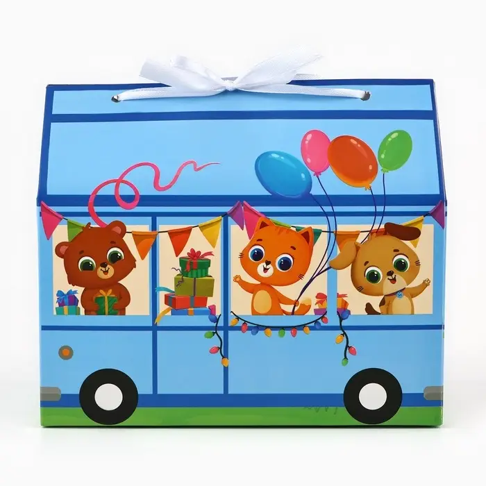 Коробка для сладостей &laquo;С днём рождения!&raquo;, 10 х 18 х 14 см