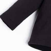 Лонгслив Крошка, Я Little Boss, рост 74-80 см, чёрный