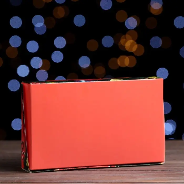 Коробка подарочная складная &laquo;Поздравление&raquo;, 20&times;12&times;4 см