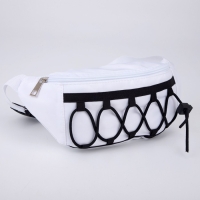 Сумка поясная со шнуровкой, цвет белый Сумка поясная со шнуровкой, цвет белый