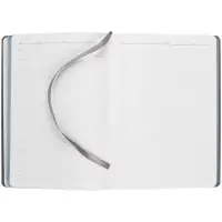 Ежедневник Rubikon на заказ, недатированный серо-бирюзовый