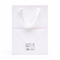 Пакет подарочный, с окном, 25 х 18 х 13 см, белый, 1шт. Пакет подарочный, с окном, 25 х 18 х 13 см, белый, 1шт.