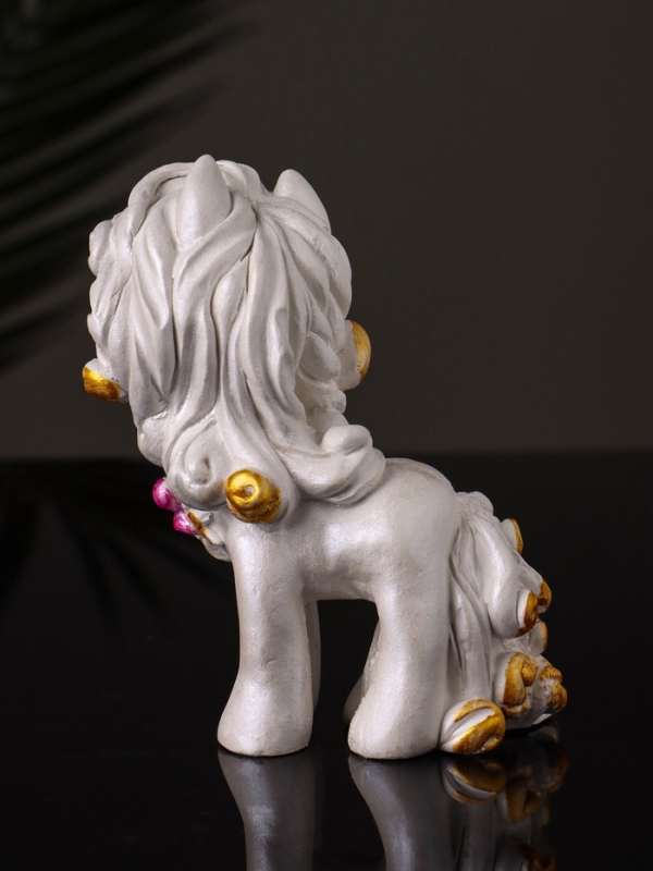 Статуэтка "Пони Красотка" 10х7х5 см, перламутр