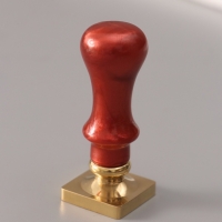 Печать для сургуча с пластиковой ручкой "Фигурная рамка" 6,3х2,5х2,5 см