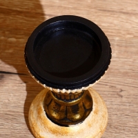 Подсвечник "Кубок" албезия 11х11х18 см