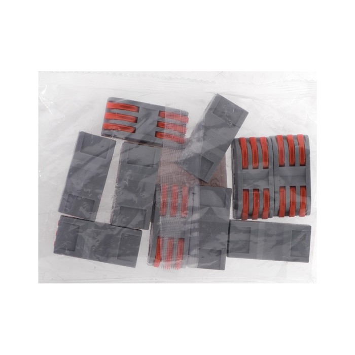 Строительно-монтажная клемма проходная, 32А, 0,08-4 мм2, фаза-ноль-земля, набор 10 шт Строительно-монтажная клемма проходная, 32А, 0,08-4 мм2, фаза-ноль-земля, набор 10 шт