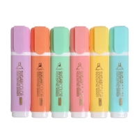 Набор маркеров-текстовыделителей "Пастель", 6 цветов Набор маркеров-текстовыделителей "Пастель", 6 цветов