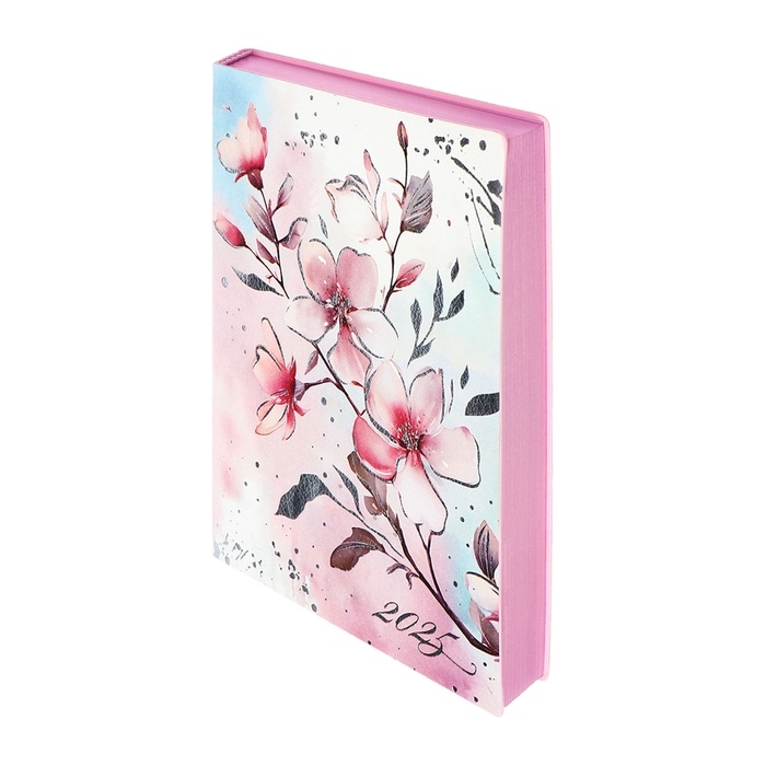 Ежедневник датир 2025г А6+ 176л ESCALADA САКУРА, мяг обл, иск кожа, тис ф, кр бл 70г/м2 Ежедневник датир 2025г А6+ 176л ESCALADA САКУРА, мяг обл, иск кожа, тис ф, кр бл 70г/м2