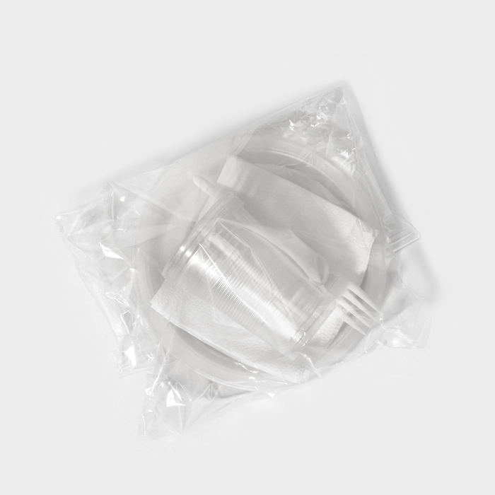 Набор пластиковой одноразовой посуды на 3 персоны Не ЗАБЫЛИ! Набор пластиковой одноразовой посуды на 3 персоны Не ЗАБЫЛИ!