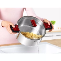 Кастрюля Cook & Clip 24 см с крышкой, подходит для индукции