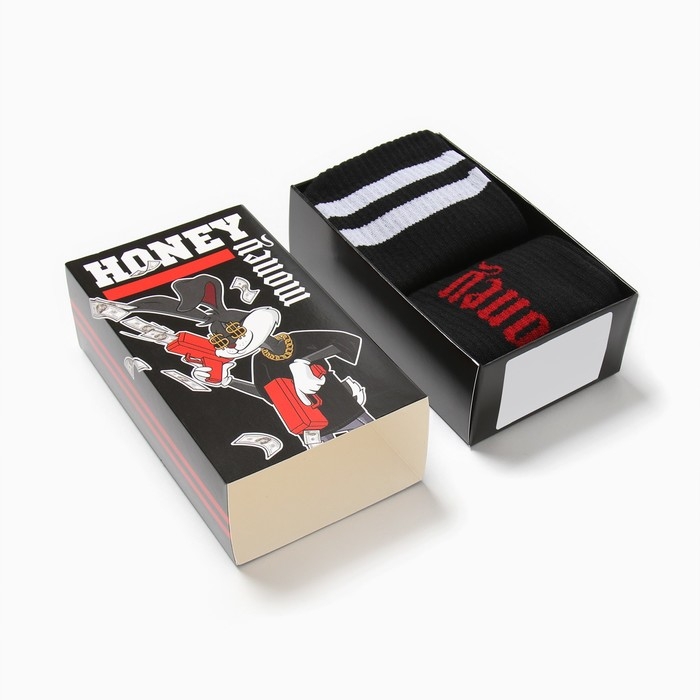 Набор мужских носков Набор мужских носков "Money" 2 пары, размер 41-44 (27-29 см)