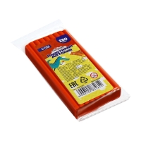 Пластилин 250г Calligrata Классический, оранжевый