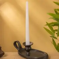 Подсвечник "Ретро серия Лондон" алюминий 21х10х6 см