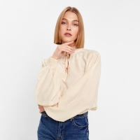 Блузка женская MINAKU: Enjoy цвет молочный, р-р 46
