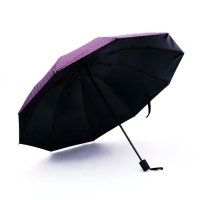 Зонт механический «Ромб», эпонж, 4 сложения,10 спиц, R = 54/60 см, D = 120 см, цвет МИКС Зонт механический «Ромб», эпонж, 4 сложения,10 спиц, R = 54/60 см, D = 120 см, цвет МИКС