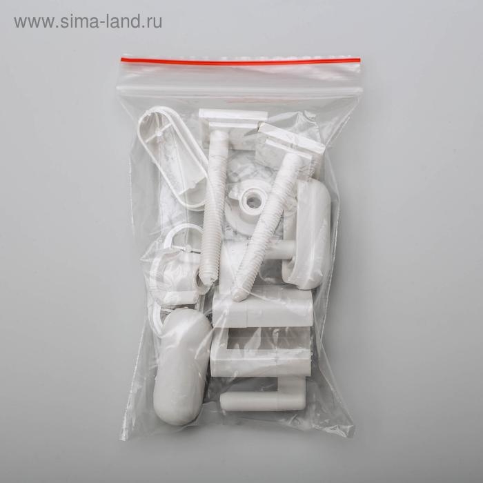 Сиденье для унитаза &laquo;Декор. Капли&raquo;, 44,5&times;37,5 см, с крышкой, белое