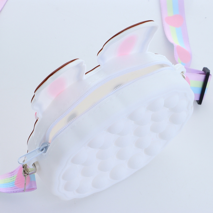 Сумка детская на молнии «Выбражулька», цвет белый Сумка детская на молнии «Выбражулька», цвет белый