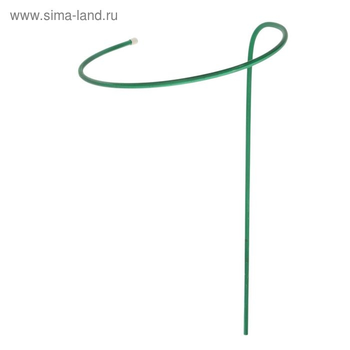 Кустодержатель для цветов, d = 40 см, h = 80 см, ножка d = 1 см, металл, зелёный Кустодержатель для цветов, d = 40 см, h = 80 см, ножка d = 1 см, металл, зелёный