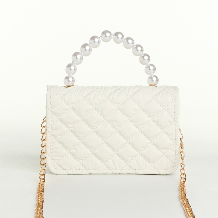 Сумка детская для девочки на молнии «Выбражулька», цвет белый Сумка детская для девочки на молнии «Выбражулька», цвет белый