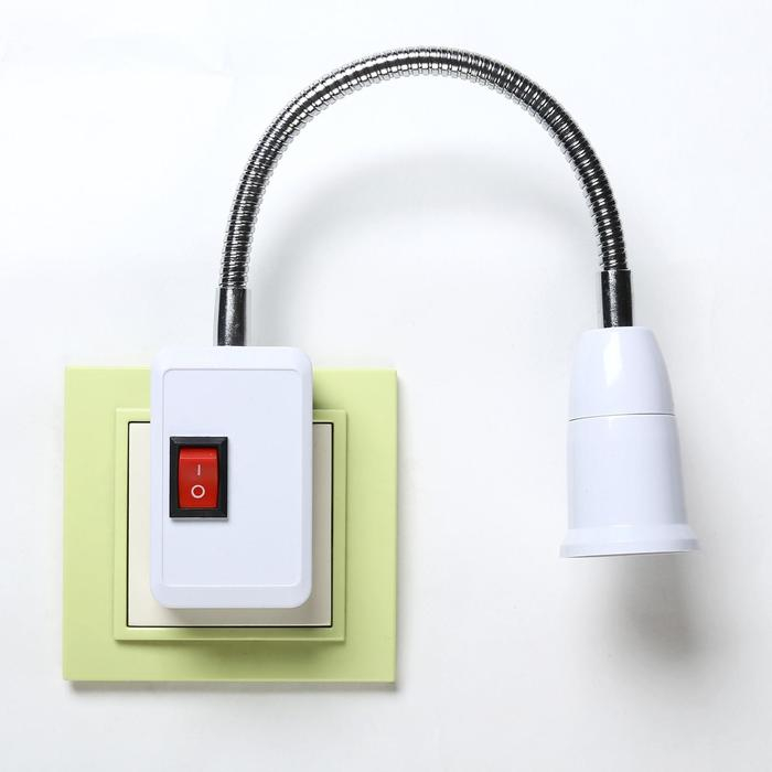 Бра в розетку Бра в розетку "Синди" 1х15Вт Е27 белый 4,2х35х31,5 см