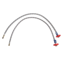 Подводка для смесителя ZEIN, гайка 1/2", штуцер М10, 80 см, ключ для монтажа, набор 2 шт Подводка для смесителя ZEIN, гайка 1/2", штуцер М10, 80 см, ключ для монтажа, набор 2 шт