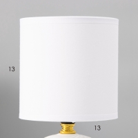 Настольная лампа "Рионфо" Е14 40вт белый 13х13х26 см Настольная лампа "Рионфо" Е14 40вт белый 13х13х26 см