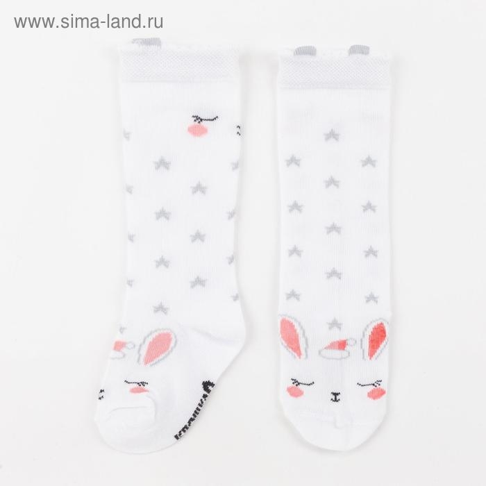 Новый год. Гольфы детские Крошка Я Новый год. Гольфы детские Крошка Я "Зайка" 12-14 см, белый