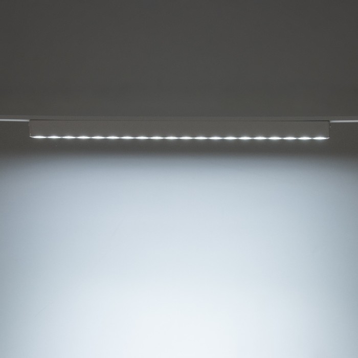 Светильник трековый ULTRA "Линза" LED 24Вт 3000K-5700К CRI90 белый 44,5х2,6х2,4см