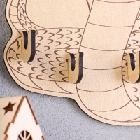 Новый год. Ключница с символом года "Кобра 2025", 14 х 16 х 3 см Новый год. Ключница с символом года "Кобра 2025", 14 х 16 х 3 см