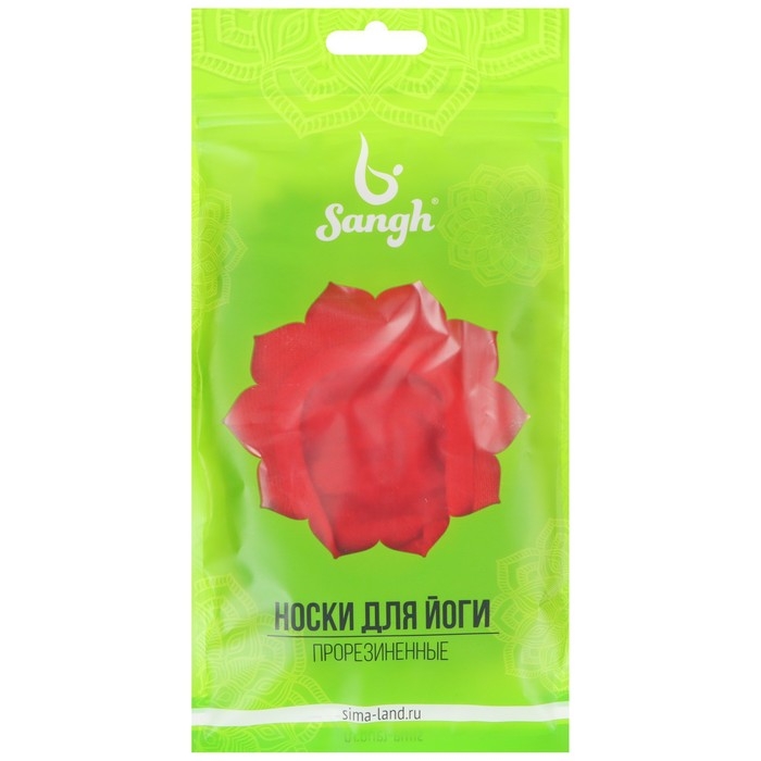 Носки для йоги Sangh, р. 36-39, цвета МИКС