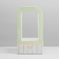 Коробка-переноска для цветов &laquo;For you&raquo;, 12 &times; 12 &times; 22 см