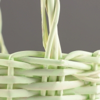 Набор корзин, D24x13/26 см, D18x11/23 см, 2 шт, зеленый, ива Набор корзин, D24x13/26 см, D18x11/23 см, 2 шт, зеленый, ива