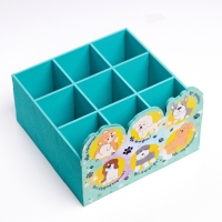 Органайзер для хранения мелочей "Ты сможешь!" 9 отделений 19х19х12 Органайзер для хранения мелочей "Ты сможешь!" 9 отделений 19х19х12