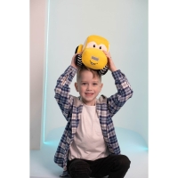 Трактор мягкая игрушка, цвет жёлтый