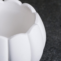 Кашпо "Тыква" белый, 0 15 л / 8,5х6х8,5см Кашпо "Тыква" белый, 0 15 л / 8,5х6х8,5см