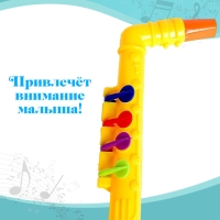 Игрушка музыкальная-саксофон &laquo;Мелодия&raquo;, цвета МИКС