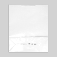 Пакет подарочный ламинированный, упаковка, &laquo;Белый&raquo;, 40 х 49 х 15 см