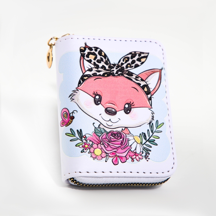 Кошелёк на молнии Кошелёк на молнии "Выбражулька", цвет белый