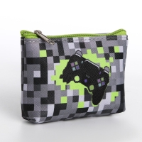 Кошелек детский, цвет микс "Пиксельный мир", 11*7 см микс Кошелек детский, цвет микс "Пиксельный мир", 11*7 см микс