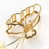 Краб для волос с цепочкой &laquo;Нежная как цветок&raquo;, 12 х 6 х 3 см