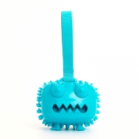 Игрушка под лакомства для собак "Квадратный монстр" 9 см, ТПР, микс цветов Игрушка под лакомства для собак "Квадратный монстр" 9 см, ТПР, микс цветов