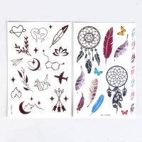 Набор &laquo;Детские татуировки&raquo;, светятся в темноте, 2 листа