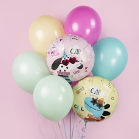 Шар фольгированный 18" &laquo;С ДР Красотка&raquo;, круг