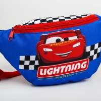 Сумка поясная детская, 25х6х13 см, Тачки