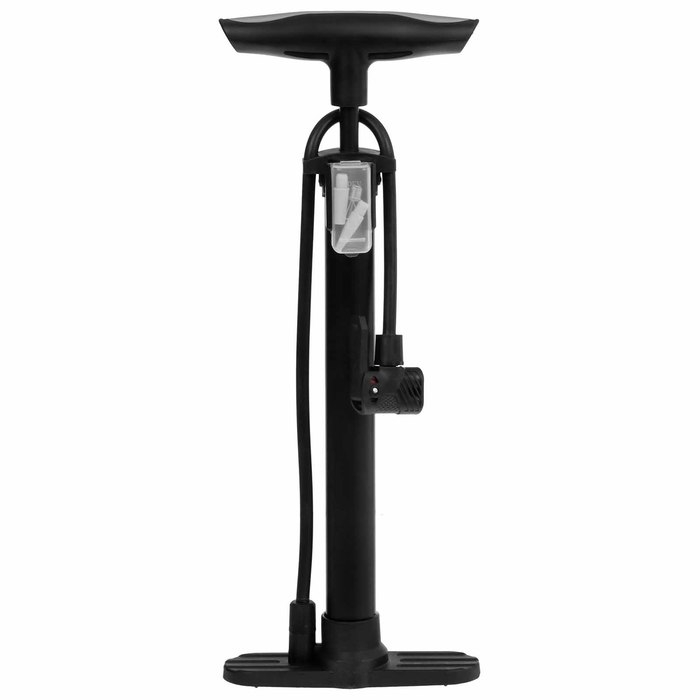 Насос напольный с иглой и насадками, пластик, цвет чёрный Насос напольный с иглой и насадками, пластик, цвет чёрный