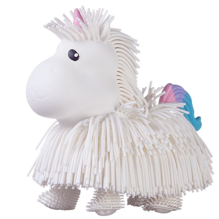 Макаронка &laquo;Единорожка&raquo; белая, ходит, звуковые и музыкальные эффекты