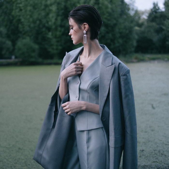 Серьги металл &laquo;Карибы&raquo; длинный прямоугольник, цвет серебро