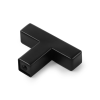 Ручка кнопка SQUARE CAPPIO RSC008, нержавеющая сталь, цвет черный