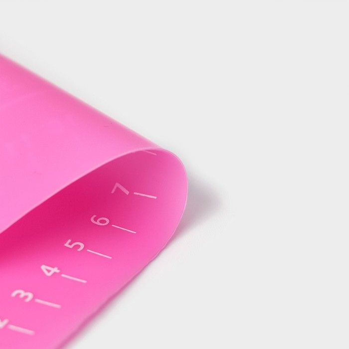 Коврик для выпечки с разметкой Доляна &laquo;Эрме&raquo;, силикон, 28&times;25,5 см, цвет МИКС